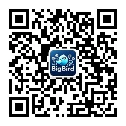 服务号「大鸟聪聪」二维码